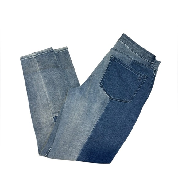 Women's Martha Stewart  Blue Patchwork Jeans 2P - Picture 9 of 9